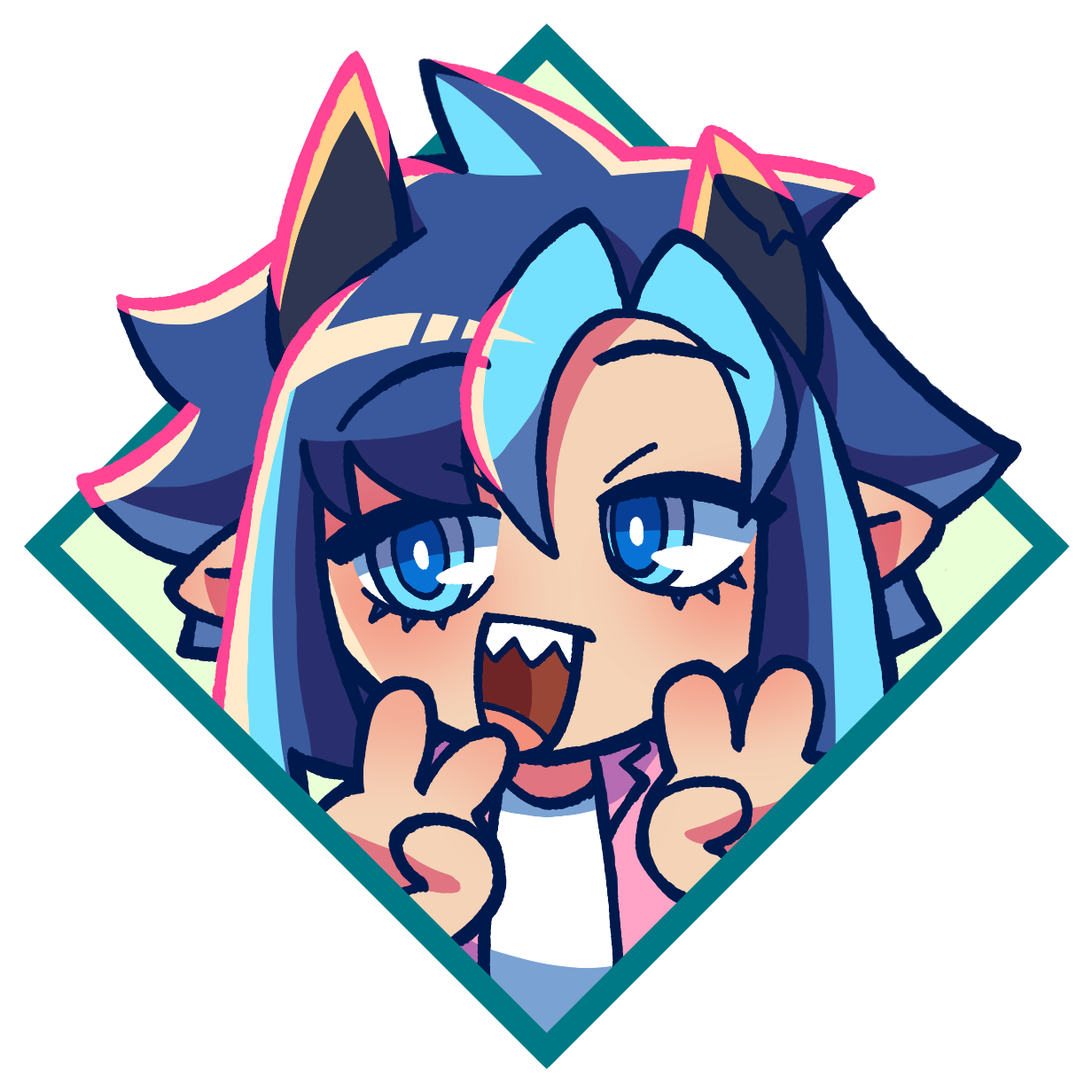 Headshot of persona character